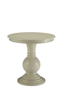 Alyx 26"Dia Round Accent Table (Antique White)