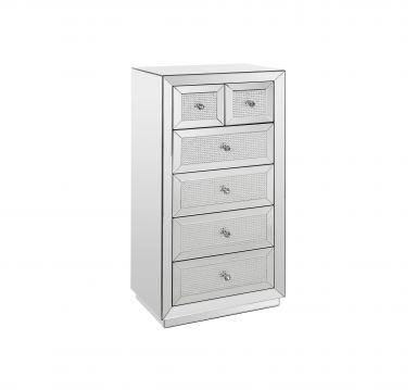 Ornat 28"L Cabinet (Faux Square Diamonds)