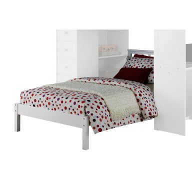 Freya Wooden Teenager Twin Bed (White)
