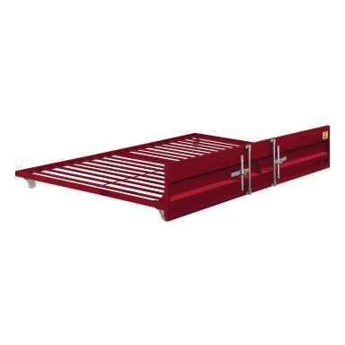 Cargo  Teenager Trundle (Twin)-Optional (Red)