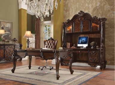 Versailles 72"L Executive Writing Desk (Cherry Oak)