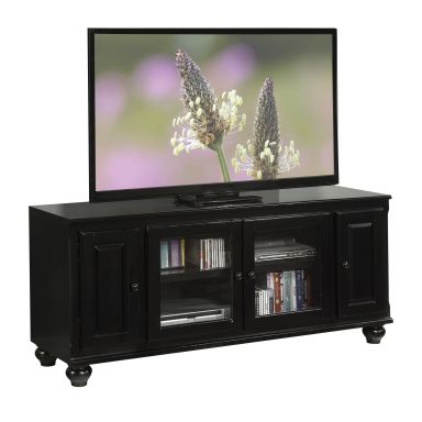 Ferla 58"L Rectangular TV Stand (Black)