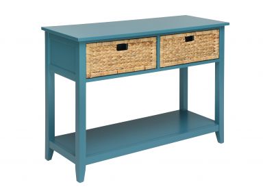Flavius Rectangular Console Table (Teal)