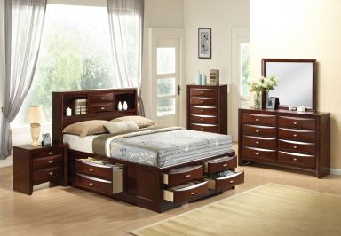 Ireland 8 Drawers Full Bed (Espresso)