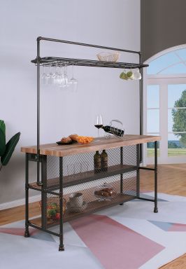 Bar Table, Sand Black/Natural