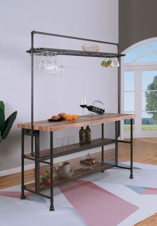 Bar Table, Sand Black/Natural