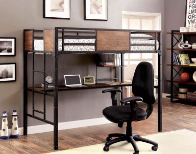 Twin Bed w/ Workstation