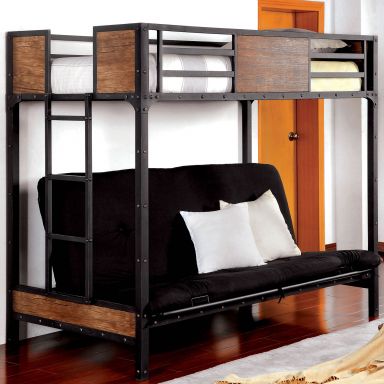 Twin Bed w/ Futon Base