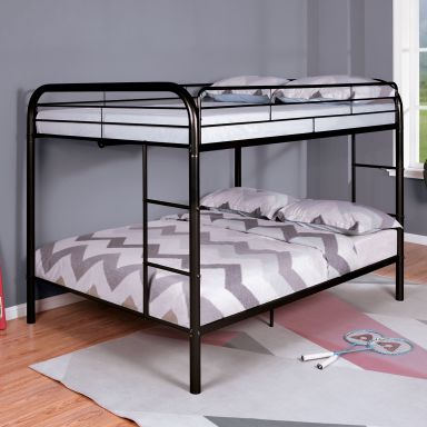 Full/Full Bunk Bed, Black