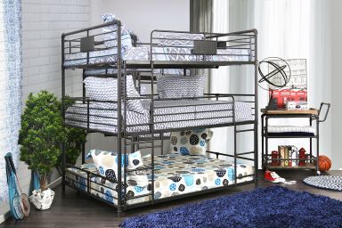 Full/Full/Full Bunk Bed