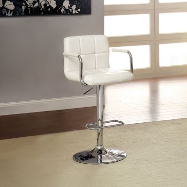 Bar Stool, White