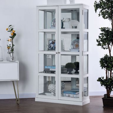 Curio Cabinet, White