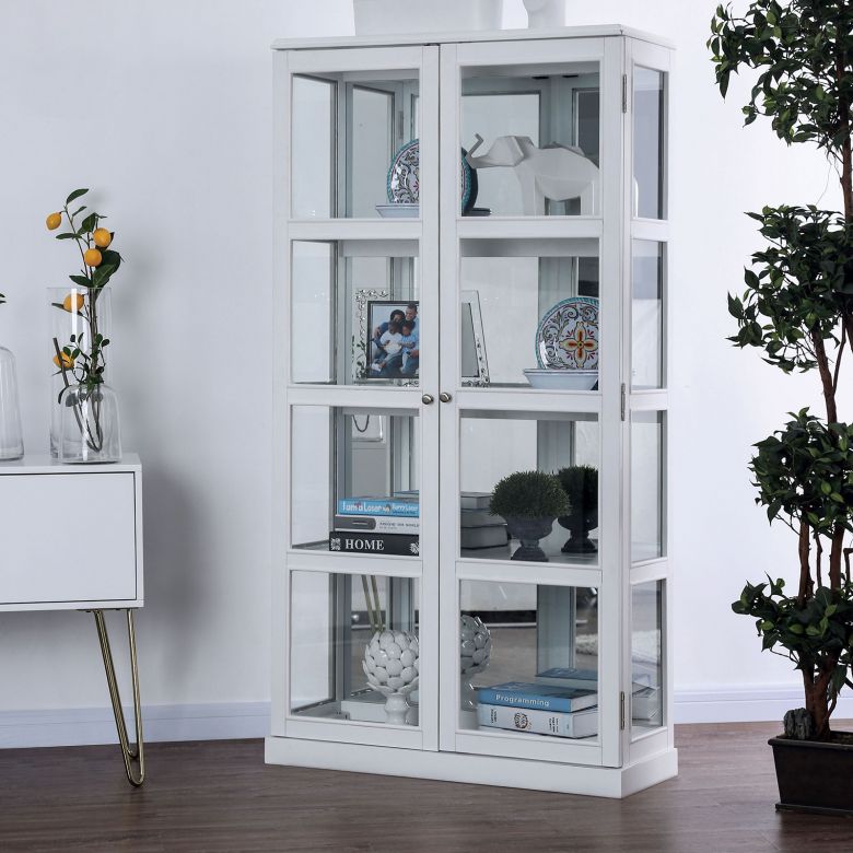 Curio Cabinet, White