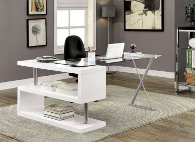 Computer Desk, White
