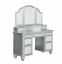 Vanity w/ Stool, Silver