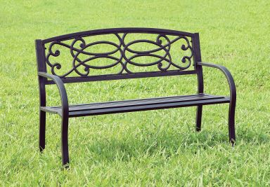 Patio Steel Bench