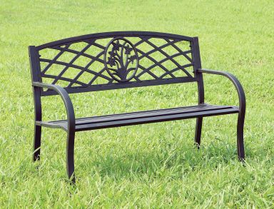 Patio Steel Bench