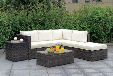 L-Sectional + Coffee Table + End Table