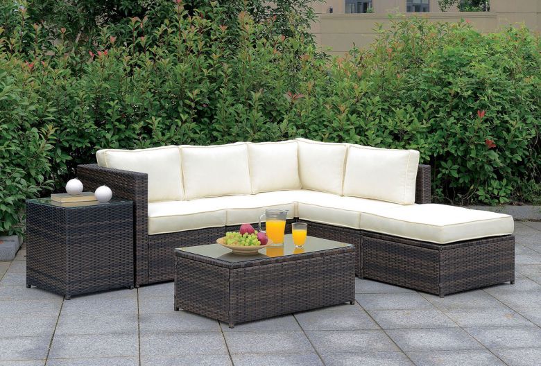 L-Sectional + Coffee Table + End Table