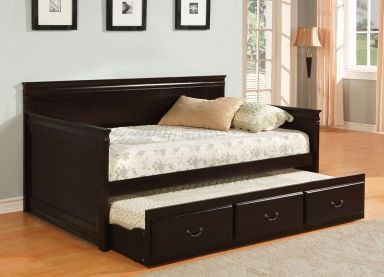 Daybed w/ Twin Trundle, Espresso