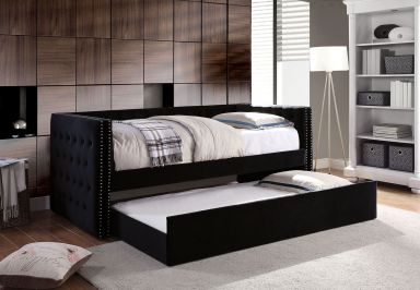 Daybed w/ Trundle, Black