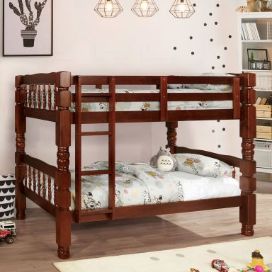 Twin/Twin Bunk Bed, Cherry