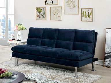 Futon Sofa, Navy