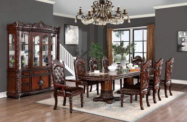 7 Pc. Dining Table Set (2AC+4SC)
