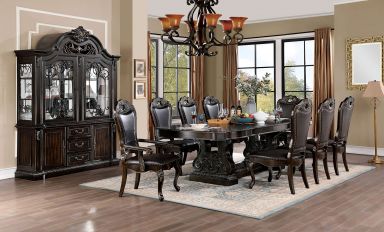 7 Pc. Dining Table Set (2AC+4SC)