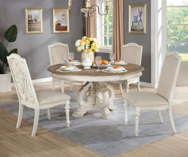 5 Pc. Round Dining Table Set