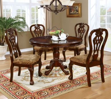 5 Pc. Round Dining Table Set