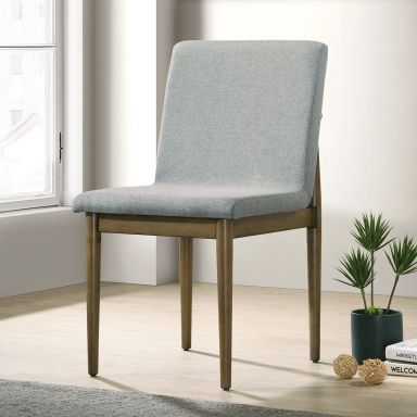 Side Chair (2/CTN), Natural Tone/Light Gray