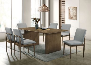 Dining Table, Natural Tone/Light Gray