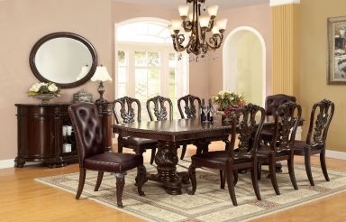 7 Pc. Dining Table Set (2AC+4SC)