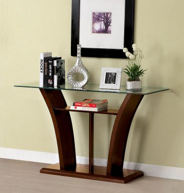 Sofa Table, Brown Cherry