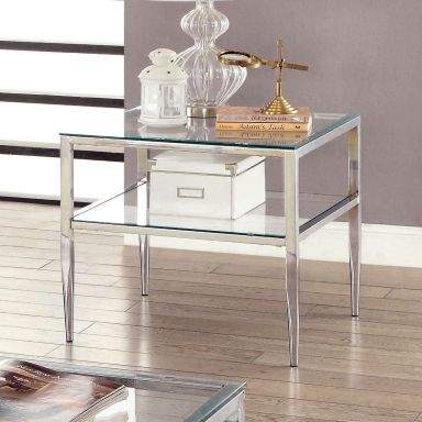 End Table, Chrome