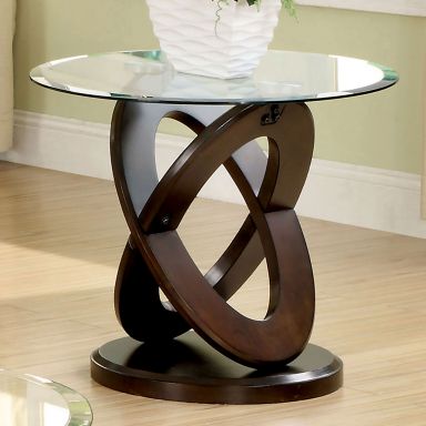 End Table, Dark Walnut