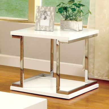End Table, White