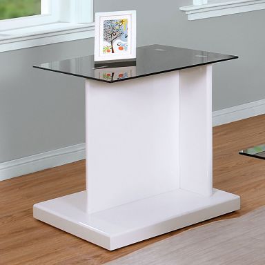 End Table, Black/White