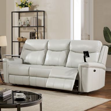 Power Sofa, Light Gray