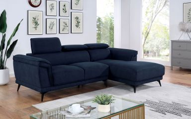 Sectional, Navy