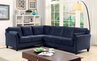 Sectional, Navy (K/D)