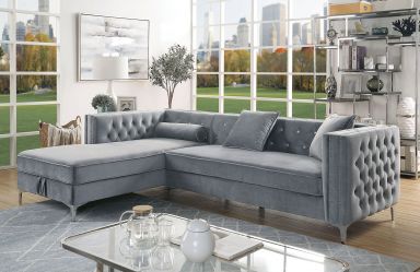 Sectional, Gray