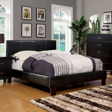 Cal.King Bed, Espresso