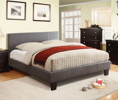 Cal.King Bed, Gray