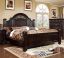 Cal.King Bed, Dark Walnut