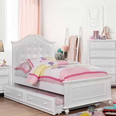 Full Bed, White