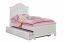 Twin Bed, White