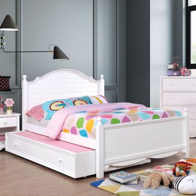 Full Bed, White