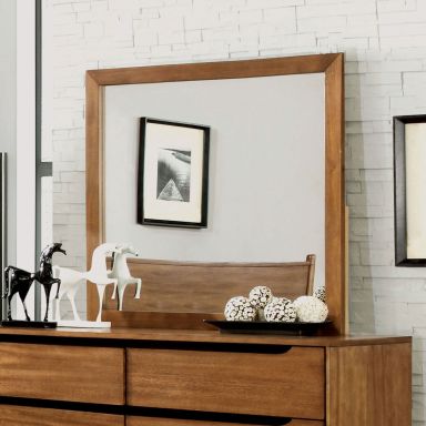 Rectangular Mirror, Oak